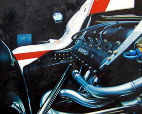 Shadow Formula 1 Art Print