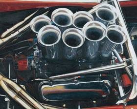 Vintage Racing Art Print