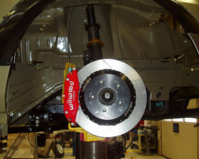 Mustang Wilwood brake system
