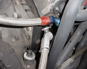 V8 Fiero cooling system